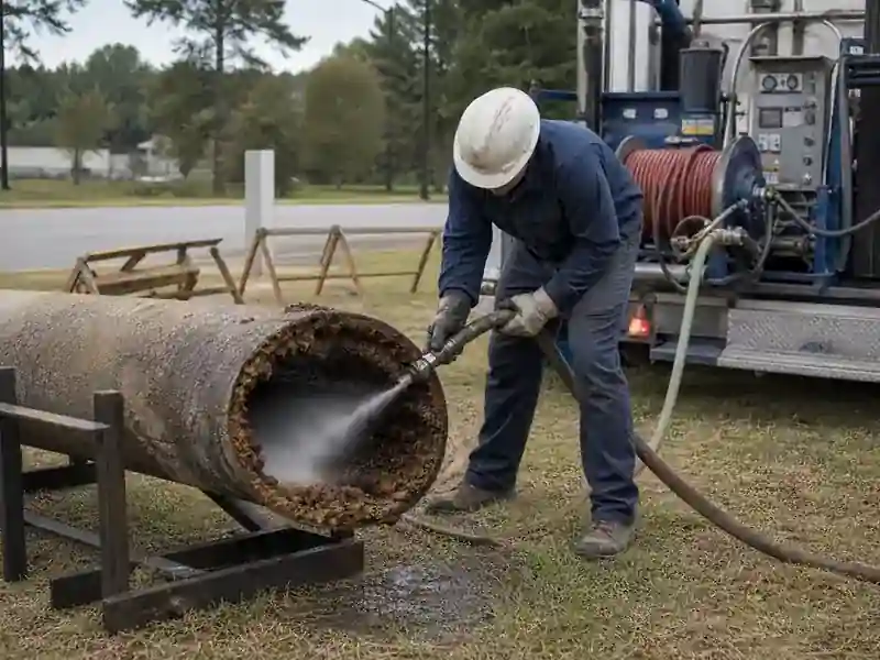 Pipe descaling in Augusta, GA