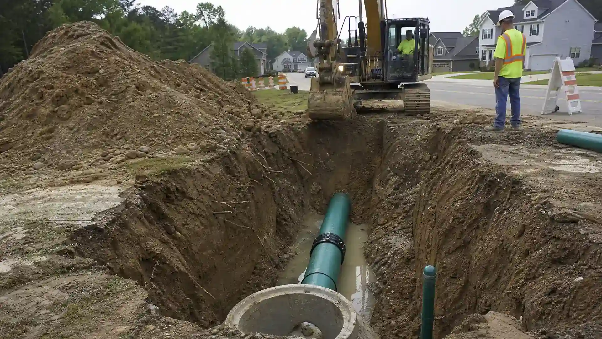 Sewer & Water Line Excavation Repair