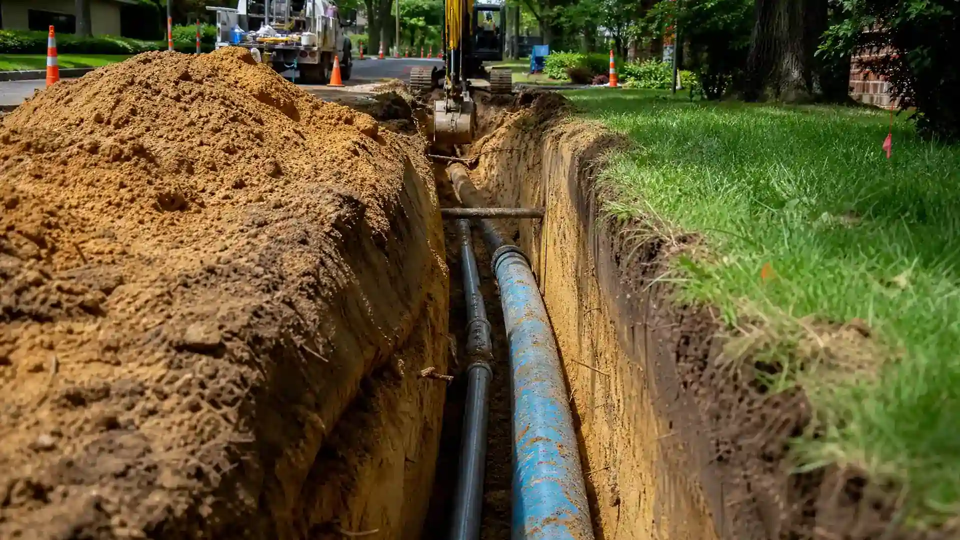 Sewer & Water Line Excavation Repair in Martinez, GA