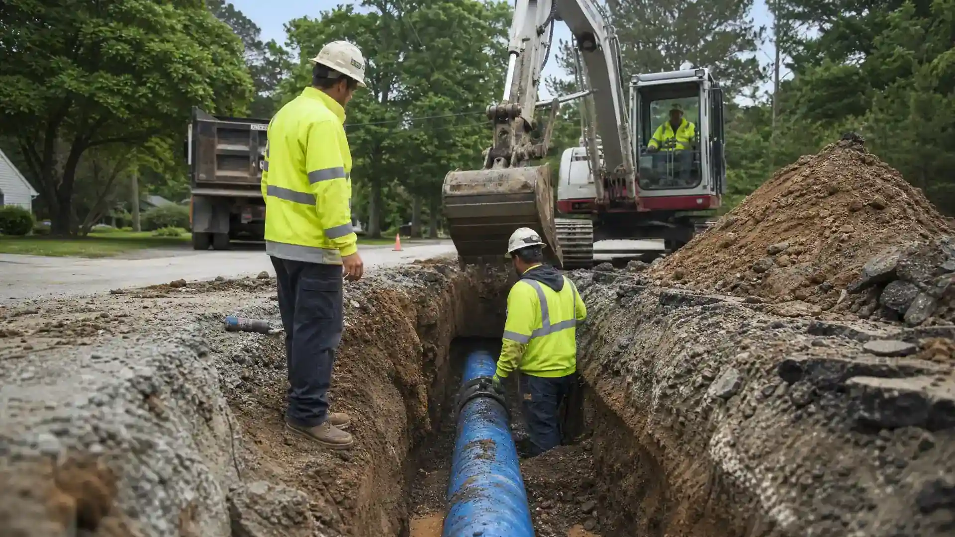 North Augusta, SC — Sewer & Water Line Excavation Repair