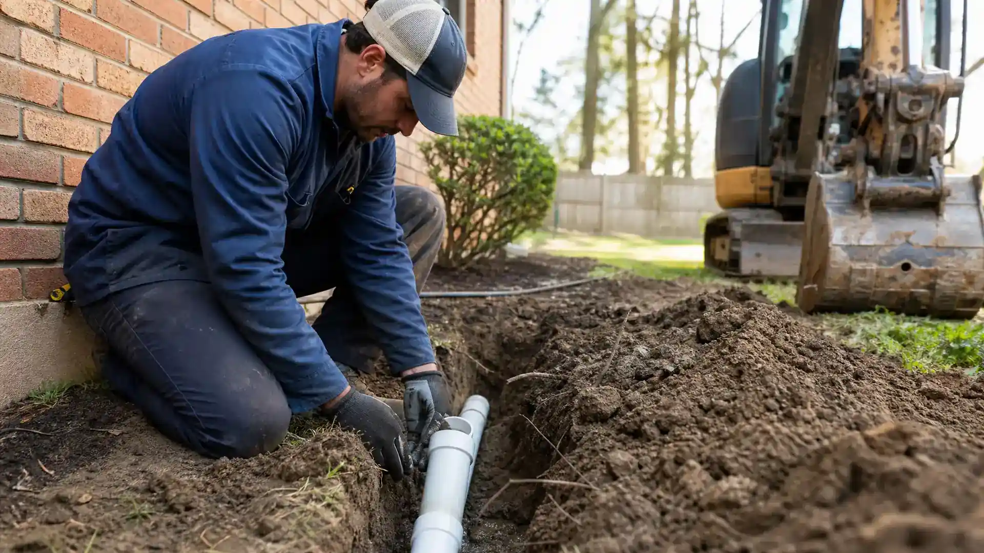 Residential Sewer Line Repair