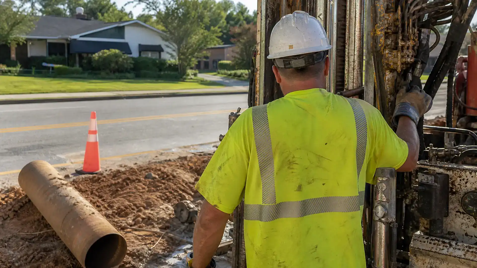 TDS Trenchless service van on the road across the Augusta, GA area